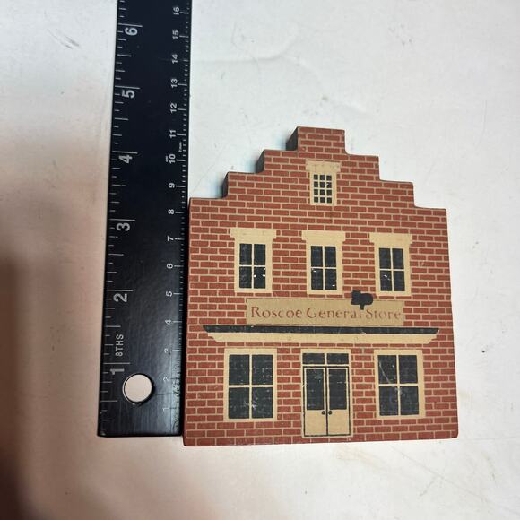 1 Cats Meow Roscoe General Store shop stamped 1986 Signed Faline 90 Ohio casper - Picture 5 of 8